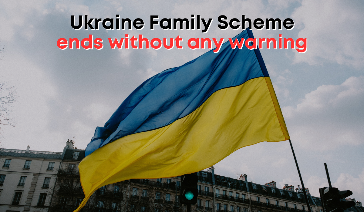 Home Office announces sudden closure of the Ukraine Family Scheme